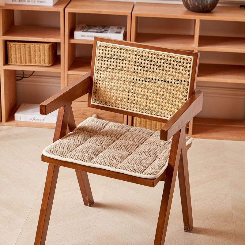 Perna de scaun din pluș, umplutură din fibre poliesterice, potrivită pentru living și birou, stil chinezesc clasic