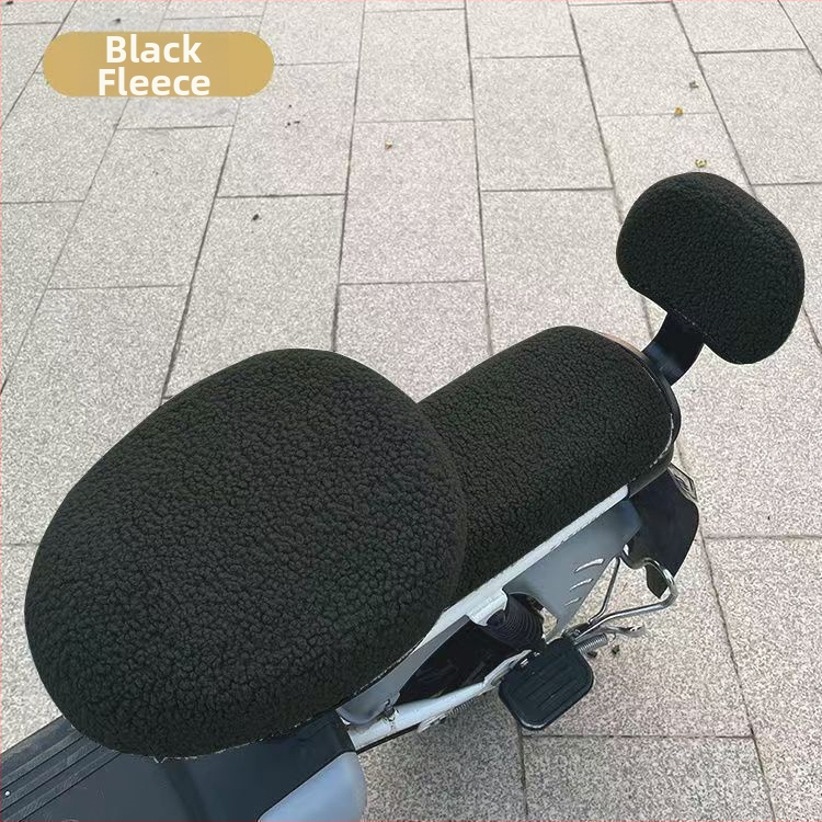 Povlak na sedadle elektrického bicykla, hrubý a teplý na jeseň a zimu, ľanový materiál, značka Strong Factory