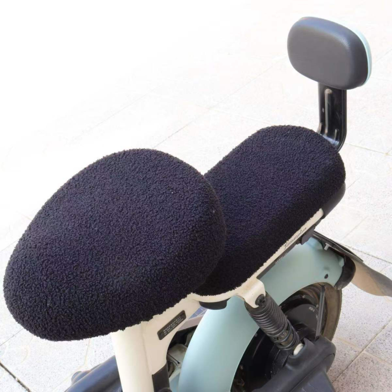 Povlak na sedadle elektrického bicykla, hrubý a teplý na jeseň a zimu, ľanový materiál, značka Strong Factory