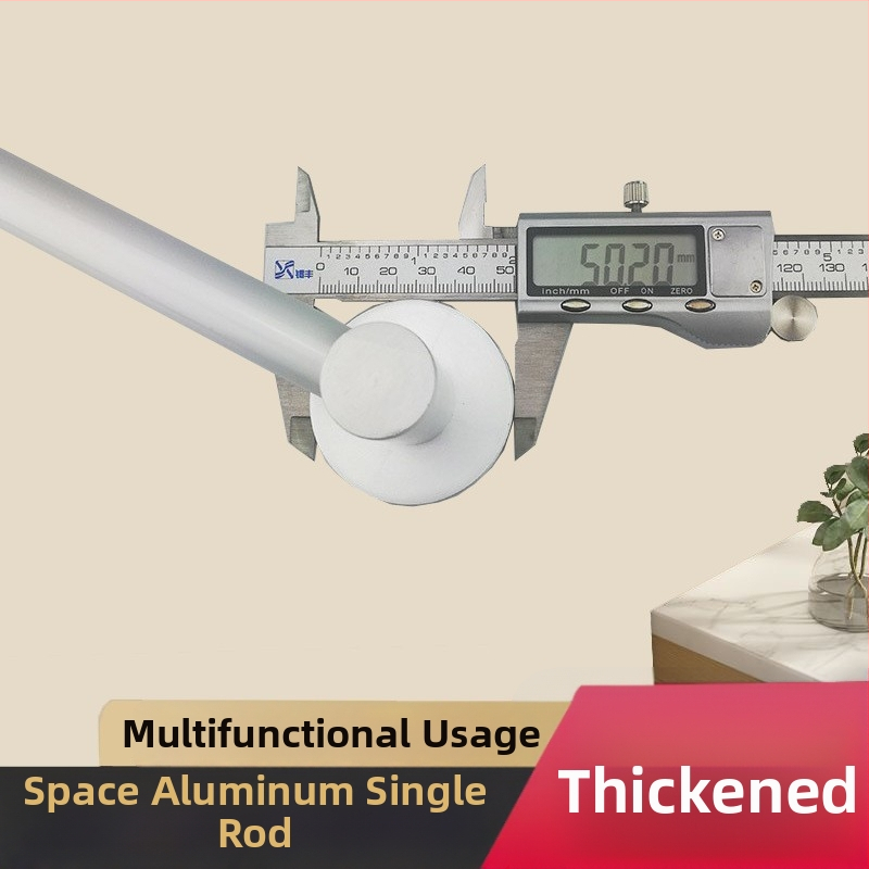 Space alumīnija vannas istabas dvieļu turētājs, elektroforēzes pārklājums, vienas caurules dizains, slodze 10 kg