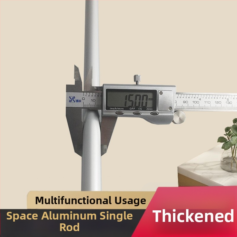 Space alumīnija vannas istabas dvieļu turētājs, elektroforēzes pārklājums, vienas caurules dizains, slodze 10 kg