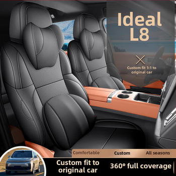 Xin Meng De perforovaná kožená pokrývka sedačky pre Ideal L8, prispôsobiteľná, plný obal, 4-sezónna kompatibilita.