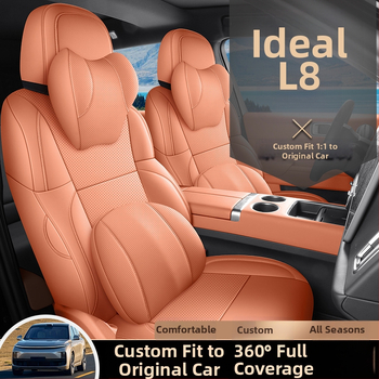 Xin Meng De perforovaná kožená pokrývka sedačky pre Ideal L8, prispôsobiteľná, plný obal, 4-sezónna kompatibilita.