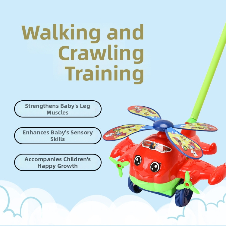 Detská ťahacia chodítko – plastová, interaktívna, rozvíja koordináciu zraku a rukou a zmysly, pre deti 4–6 rokov