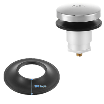 Zátka na vaňu s gumovým tesniacim krúžkom vysokej pružnosti proti únikom — odtok na podlahe, nezávislý typ, obyčajná vaňa