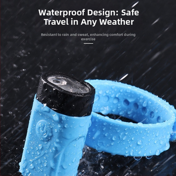 Kesen USB nabíjateľná multifunkčná lampička na prilbu bicykla — pre vonkajšie športy a nočný beh; súkromná značka k dispozícii