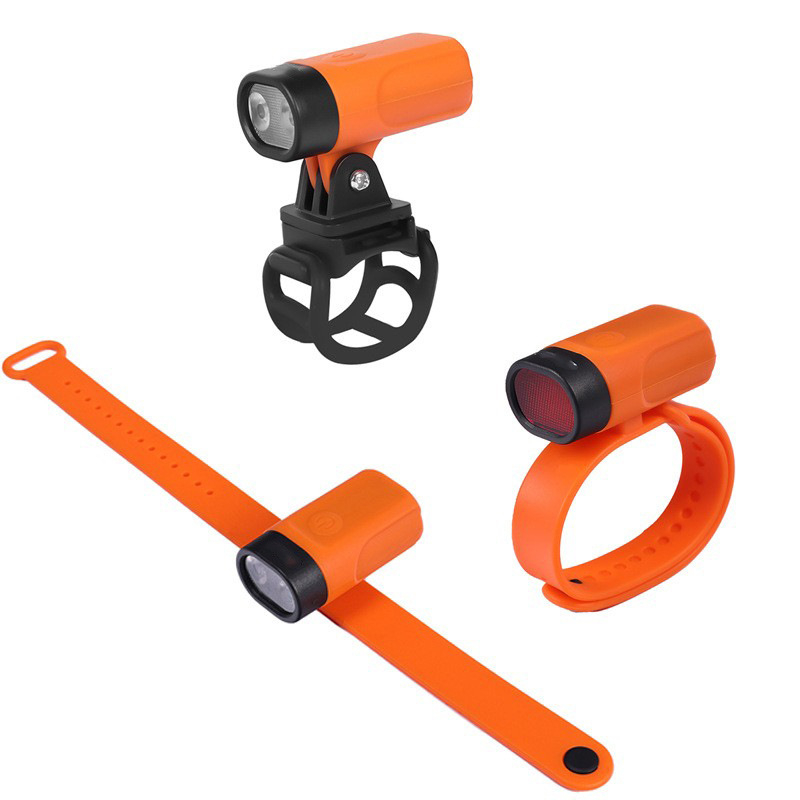 Kesen USB nabíjateľná multifunkčná lampička na prilbu bicykla — pre vonkajšie športy a nočný beh; súkromná značka k dispozícii