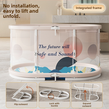 Liba skladacia vaňa pre dospelých z nylonovej tkaniny na kúpanie