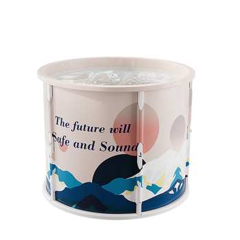 Liba skladacia vaňa pre dospelých z nylonovej tkaniny na kúpanie