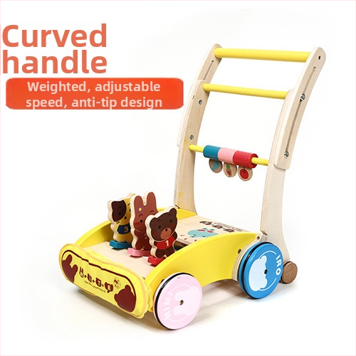 Drevený viacúčelový chodítko s klavírom pre batoľatá – 0–3 rokov, hmotnosť približne 4,2 kg