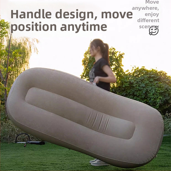 Okadu nafukovacia pohovka na kempovanie – PVC, pre dospelých, hmotnosť 2.4 kg, moderný minimalistický štýl