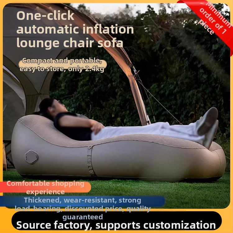 Okadu nafukovacia pohovka na kempovanie – PVC, pre dospelých, hmotnosť 2.4 kg, moderný minimalistický štýl