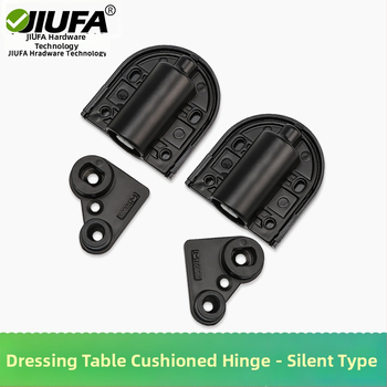 Záves na komodu s tlmičom, ABS + zliatina zinku, elektrolytická povrchová úprava, moderný štýl