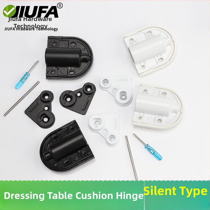 Spintelės vyrių su buferiu, ABS + cinko lydinys, elektroplatinimas, modernus stilius