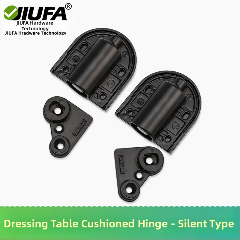 Spintelės vyrių su buferiu, ABS + cinko lydinys, elektroplatinimas, modernus stilius