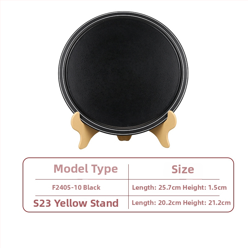 Melamínový tanier na hot pot, kruhový, čínskeho štýlu, proti rozliatiu, vhodný do mikrovlnky