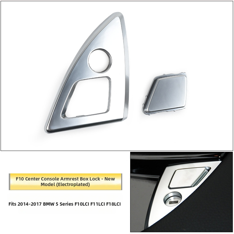 Zámok skrinky stredovej lakťovej opierky BMW 5 Series – Model F18F10, Plast, 0,011 kg