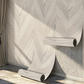 Autocolant perete din PVC, imitatie lemn, 1 foaie, rezistent la apă și umezeală, stil minimalist modern