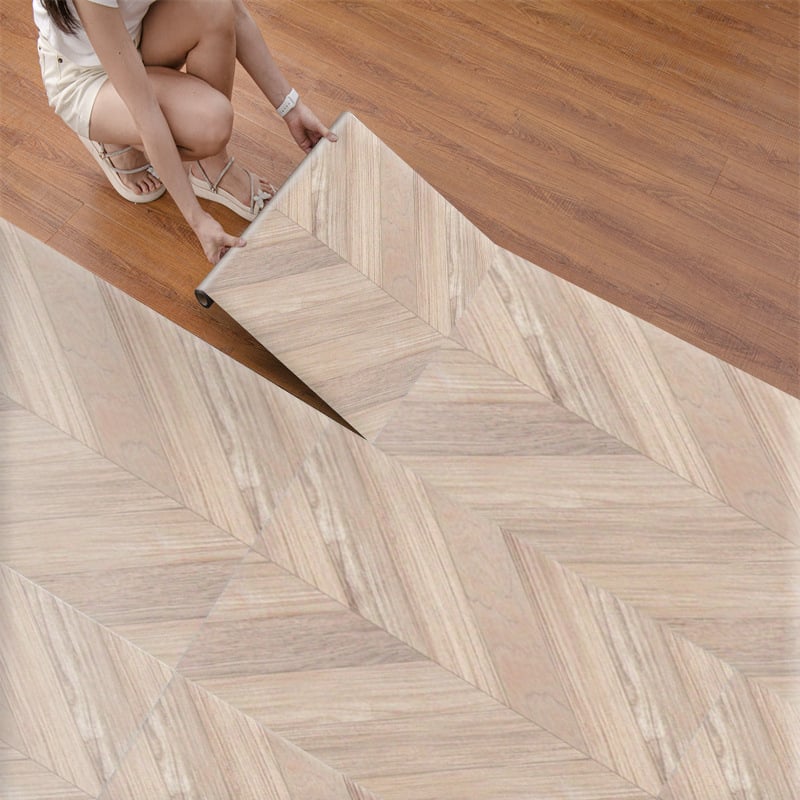 Autocolant perete din PVC, imitatie lemn, 1 foaie, rezistent la apă și umezeală, stil minimalist modern