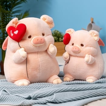 Kedves malac plüssbaba párnával lányoknak