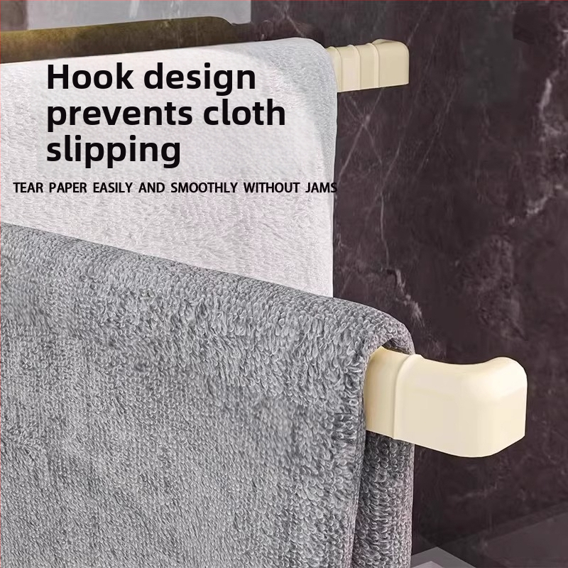 Seinakinnitatav köögilappide ja rätikute hoidik, piesūcekni abil, seinakinnitus, kihiline, pöörlev, plastikust, bränd Telford, karbis 160 ühikut