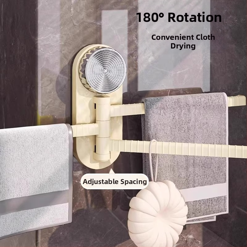Seinakinnitatav köögilappide ja rätikute hoidik, piesūcekni abil, seinakinnitus, kihiline, pöörlev, plastikust, bränd Telford, karbis 160 ühikut