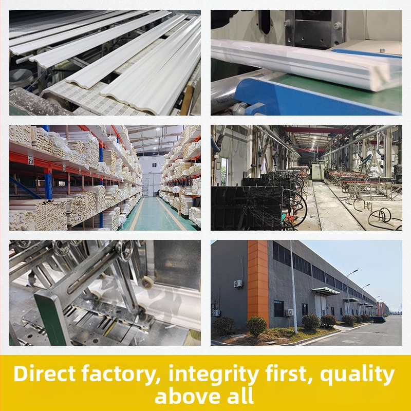 PU dekoratīvā josla sienai TV fona nodrošināšanai, plakš stilam, zīmols Xinhuangjia, model Cits