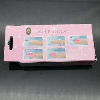 Queen Fingers OEM sada ochranného krytu na manikúru a nálepiek na nechty, protiškrabací kryt, 10 ks v balení, 30 g netto