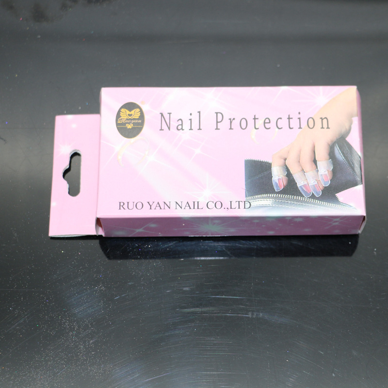 Queen Fingers OEM sada ochranného krytu na manikúru a nálepiek na nechty, protiškrabací kryt, 10 ks v balení, 30 g netto