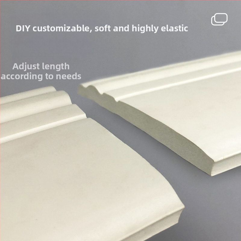 Pašlīmējošs plastmasas malas aizsargs – biezināts dizains, mūsdienīgs minimālais stils, materiāls NBR