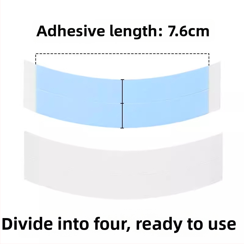 Dvipusė parukų lipni juostelė, arkos formos, ultra plona, biologiškai suderinta galvos odai, 60 g