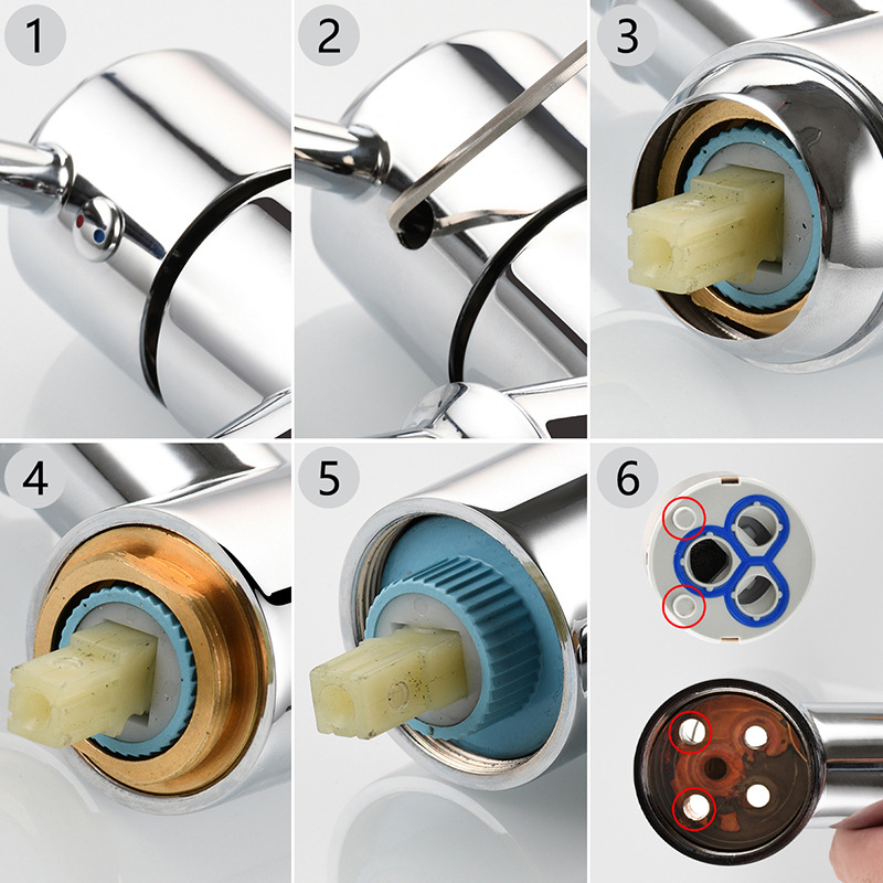 SBA008 Kuchynský zmesový ventil – ABS plast, 120° otáčanie, max teplota 80°C, pre vodu