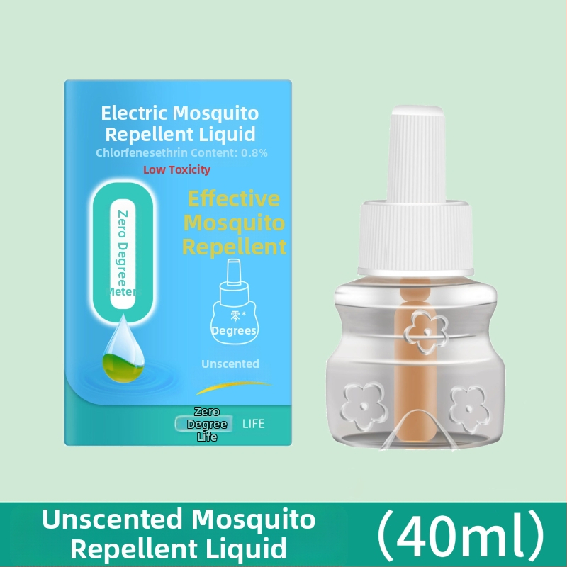 Tekutý repelent proti komárom 40 ml, bez vône, značka Zero Degree, 120 fľaš v krabici, WP20140122