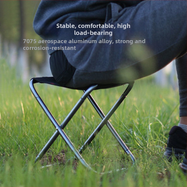 Alumīnija sakausējuma saliekamais krēsls, pārnēsājamais kempinga krēsls, gatavs privātam zīmolam