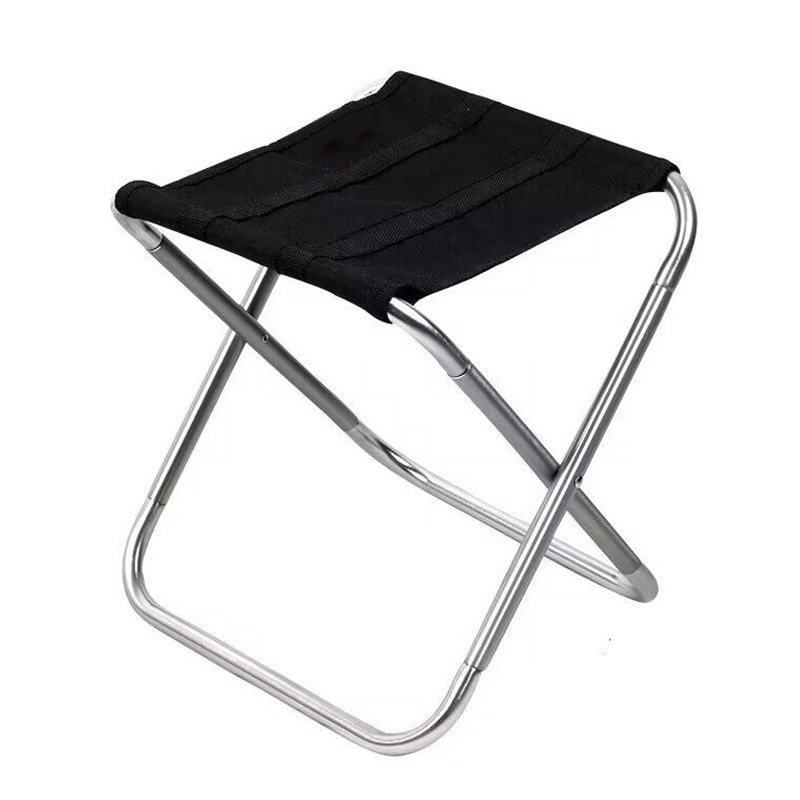 Skladaná stolička z hliníkovej zliatiny, prenášateľná kempingová stolička, pripravená na súkromnú značku
