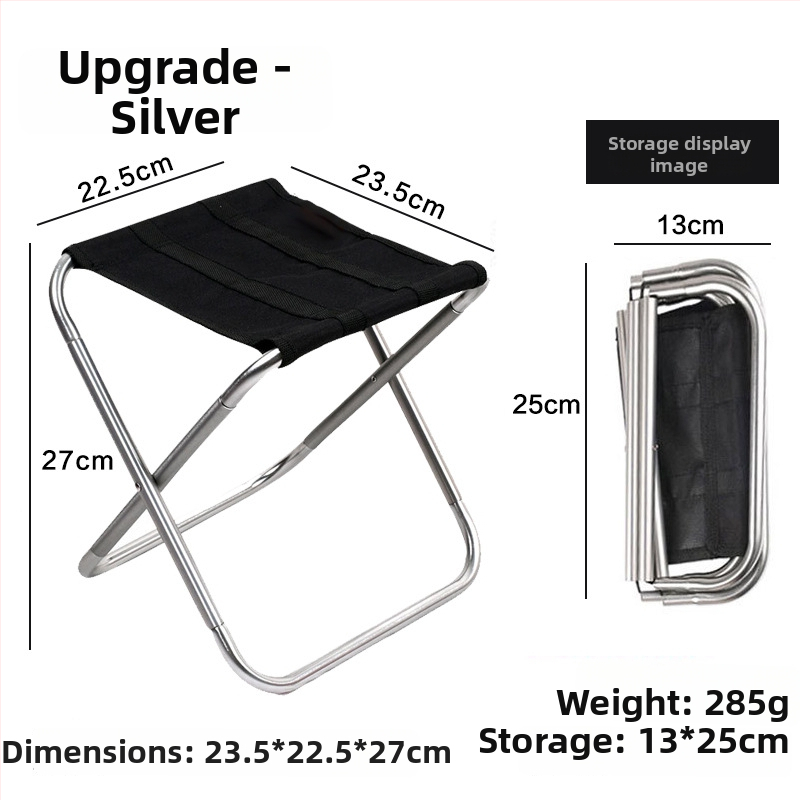 Skladaná stolička z hliníkovej zliatiny, prenášateľná kempingová stolička, pripravená na súkromnú značku