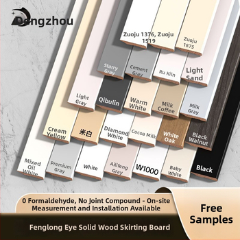 Masívny drevený soklový profil Longan, francúzsky štýl maľovaný, model YDMY-H-FLY