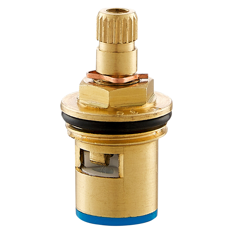 Meďový jadrový ventil pre kuchynský kohútik – univerzálne horúce/studené, rýchle otvorenie, trojuholníkový ventil, keramické vnútorné jadro