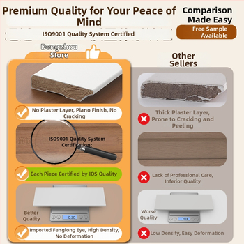 Masívna drevená podlaha a soklový rám – Longan drevo, francúzsky štýl maľovaný povrch, model YDMY-H-FLY, Bevich