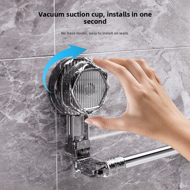 Roostevabast terasest vannitoa rätikute hoidik kleepuvaga, ilma puurimiseta, pikendatav