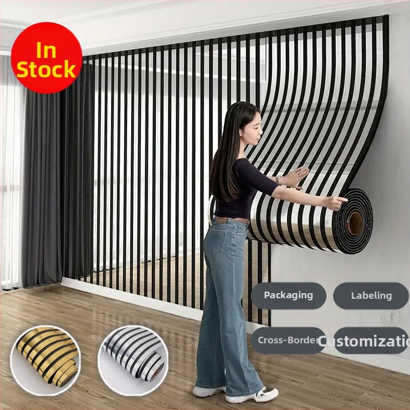 PVC 3D nálepka na stenu – vodotesná, odolná voči vlhkosti, samolepiaca; 1 kus; americký minimalistický štýl