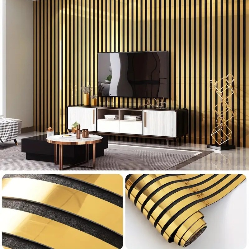 PVC 3D nálepka na stenu – vodotesná, odolná voči vlhkosti, samolepiaca; 1 kus; americký minimalistický štýl