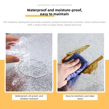 Stena sticker kuchyne – samolepiaci, vodeodolný, vlhkosť-odolný, olejodolný, odolný voči špine; geometrický štvorcový vzor; materiál PET/aluminová fólia/PVC; jedna doska.