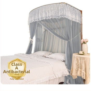 U‑tvarovaná teleskopická sieť proti komárom s hliníkovým rámom, palácový štýl, tri dvere, montáž vyžaduje