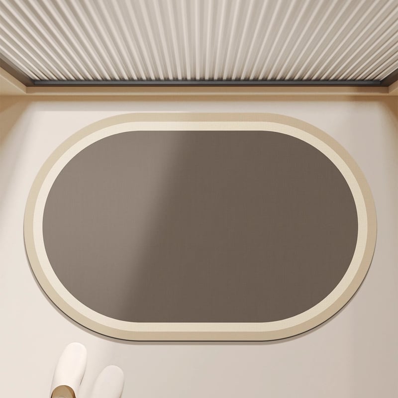 Kúpeľňová rohož s nepravidelným tvarom, protišmyková a savá, ručné pranie, do kúpeľne a kuchyne