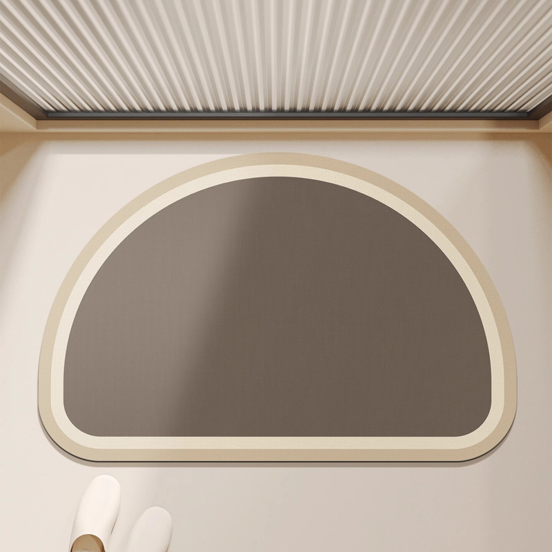 Kúpeľňová rohož s nepravidelným tvarom, protišmyková a savá, ručné pranie, do kúpeľne a kuchyne