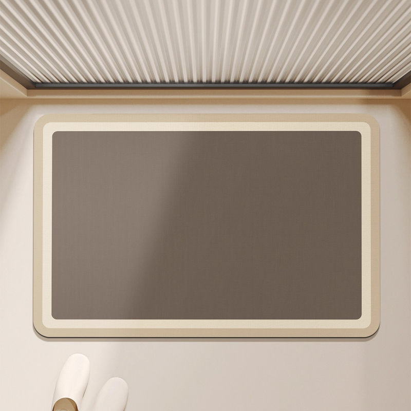 Kúpeľňová rohož s nepravidelným tvarom, protišmyková a savá, ručné pranie, do kúpeľne a kuchyne