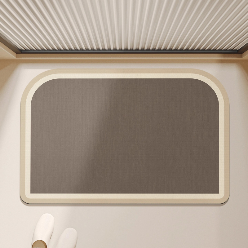 Kúpeľňová rohož s nepravidelným tvarom, protišmyková a savá, ručné pranie, do kúpeľne a kuchyne