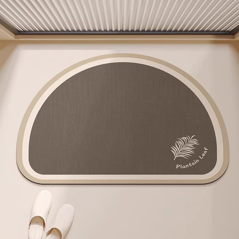 Kúpeľňová rohož s nepravidelným tvarom, protišmyková a savá, ručné pranie, do kúpeľne a kuchyne