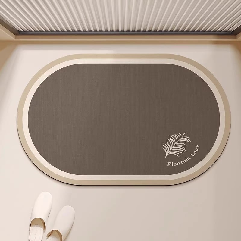 Kúpeľňová rohož s nepravidelným tvarom, protišmyková a savá, ručné pranie, do kúpeľne a kuchyne